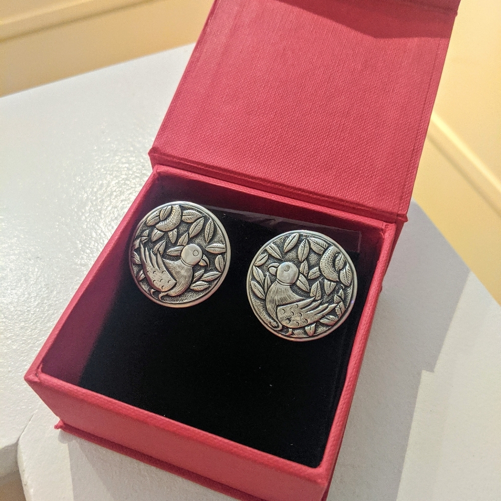 Authentic Amrapali Jaipur silver earrings